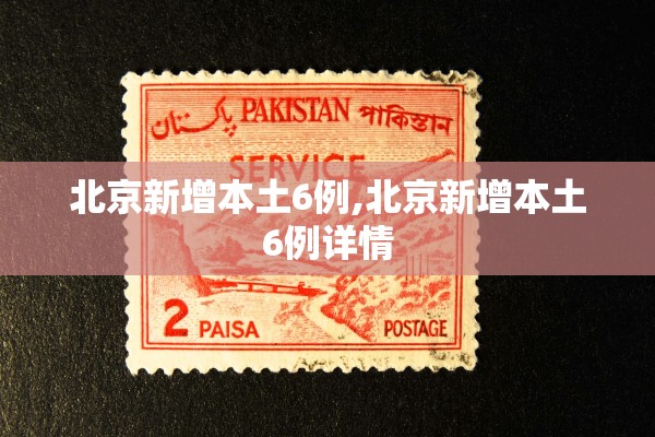 北京新增本土6例,北京新增本土6例详情