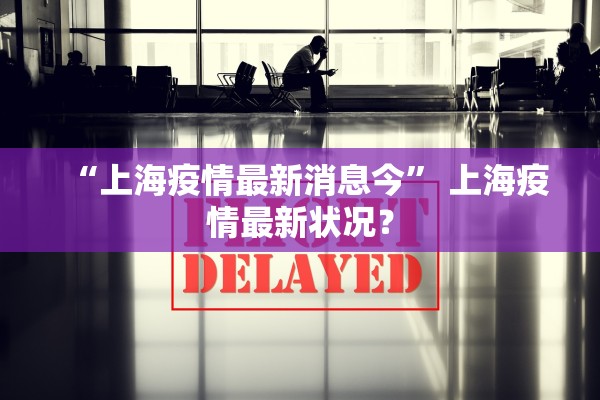 “上海疫情最新消息今” 上海疫情最新状况？