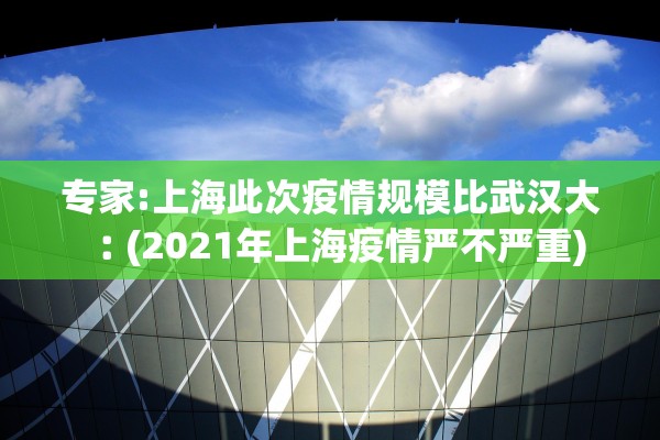 专家:上海此次疫情规模比武汉大︰(2021年上海疫情严不严重)