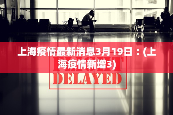 上海疫情最新消息3月19日︰(上海疫情新增3)