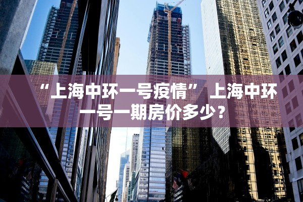 “上海中环一号疫情” 上海中环一号一期房价多少？