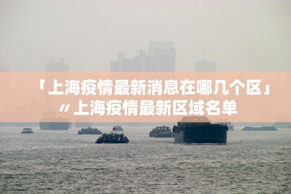 「上海疫情最新消息在哪几个区」〃上海疫情最新区域名单