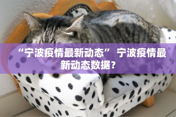 “宁波疫情最新动态” 宁波疫情最新动态数据？