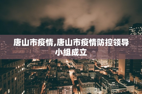 唐山市疫情,唐山市疫情防控领导小组成立