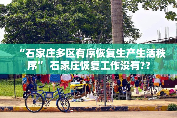 “石家庄多区有序恢复生产生活秩序” 石家庄恢复工作没有?？