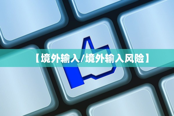 【境外输入/境外输入风险】